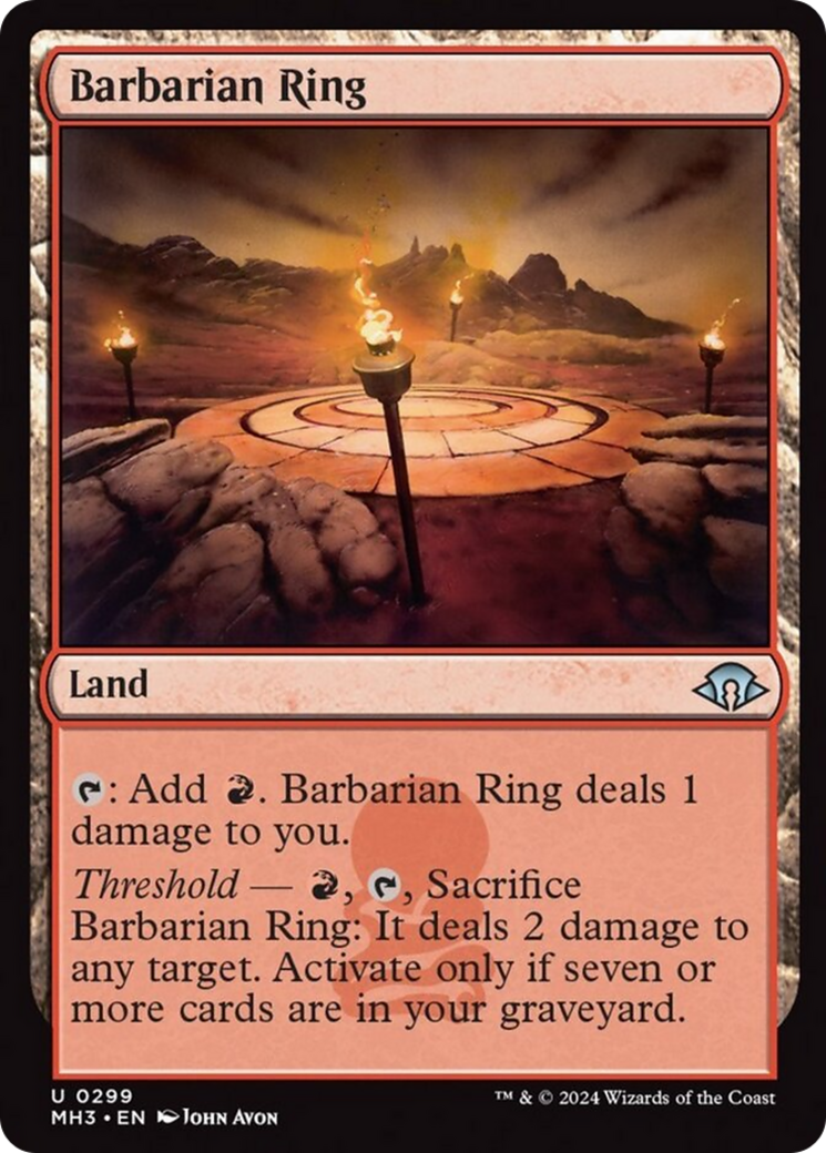 Barbarian Ring [Modern Horizons 3] MTG Single Magic: The Gathering    | Red Claw Gaming