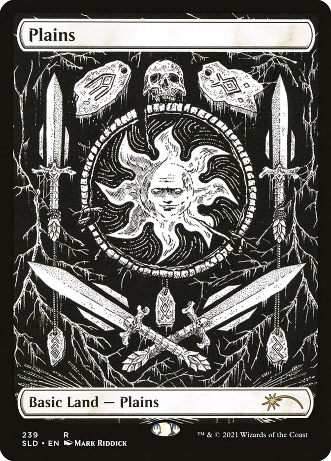 Plains (Crushing Brutality) [Secret Lair Drop Series] MTG Single Magic: The Gathering | Red Claw Gaming