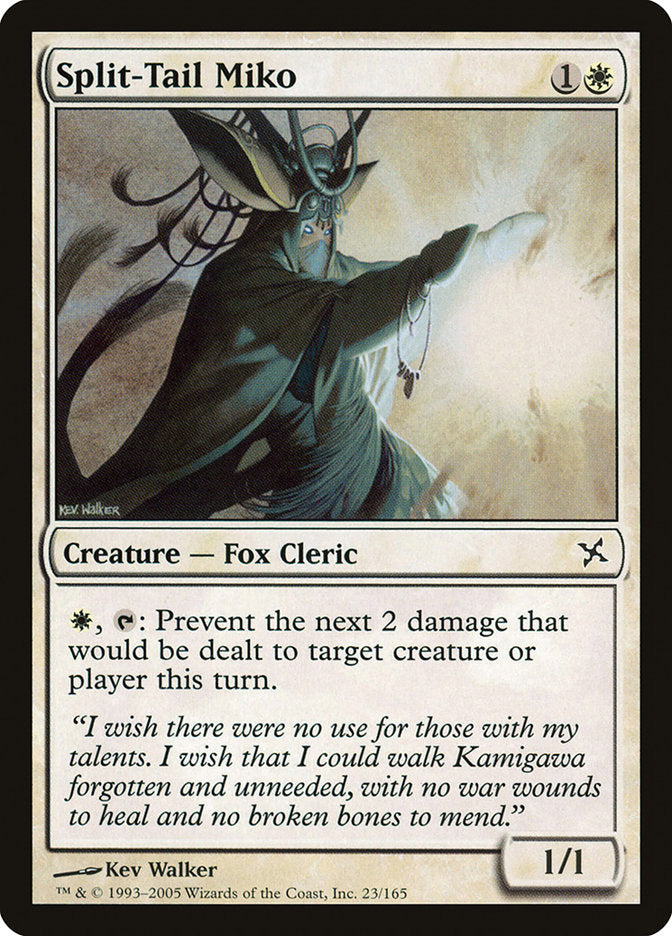 Split-Tail Miko [Betrayers of Kamigawa] MTG Single Magic: The Gathering | Red Claw Gaming