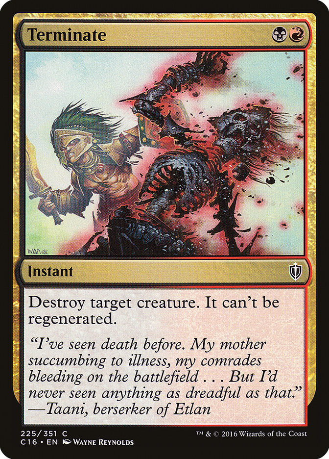 Terminate [Commander 2016] MTG Single Magic: The Gathering | Red Claw Gaming