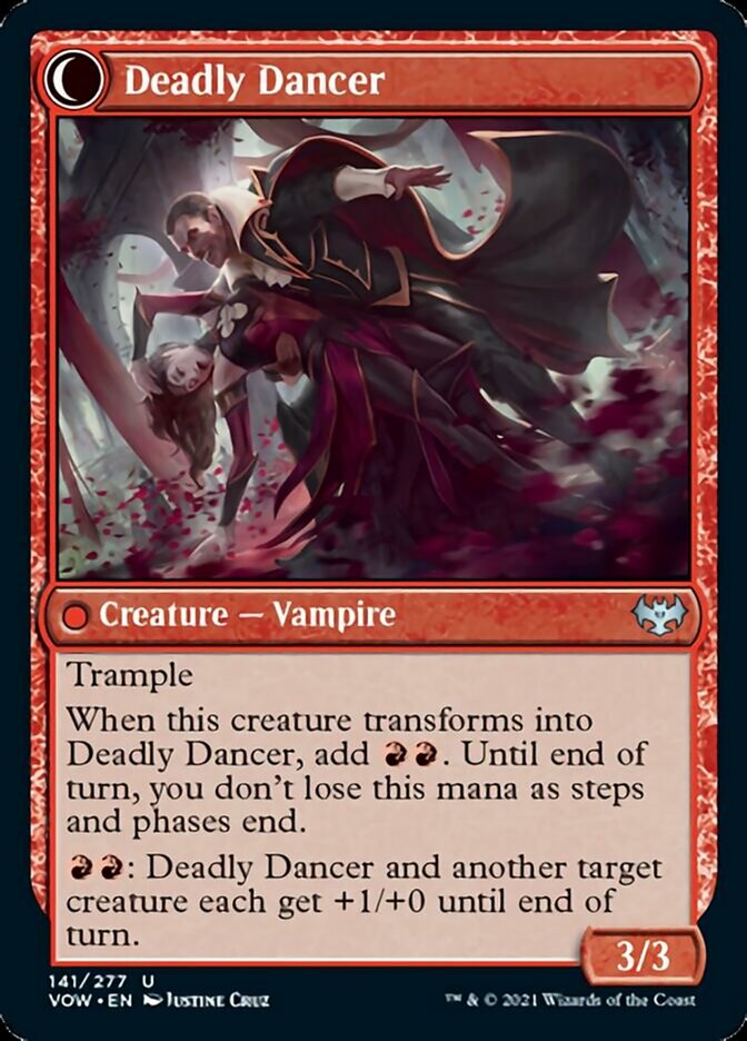 Alluring Suitor // Deadly Dancer [Innistrad: Crimson Vow] MTG Single Magic: The Gathering | Red Claw Gaming