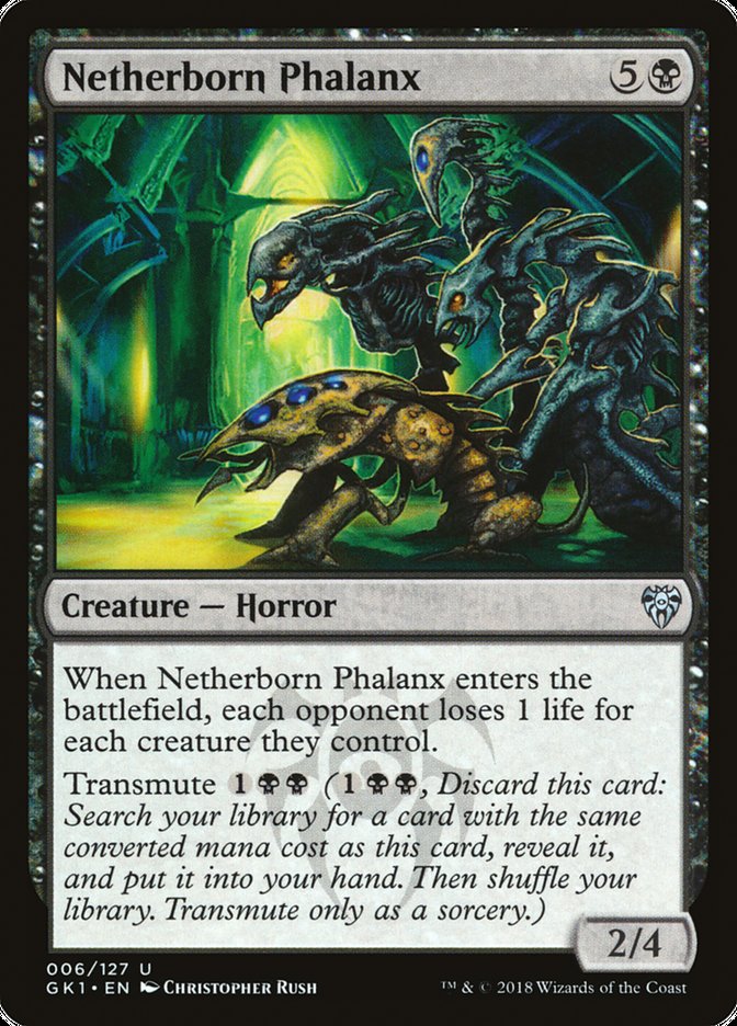 Netherborn Phalanx [Guilds of Ravnica Guild Kit] MTG Single Magic: The Gathering | Red Claw Gaming