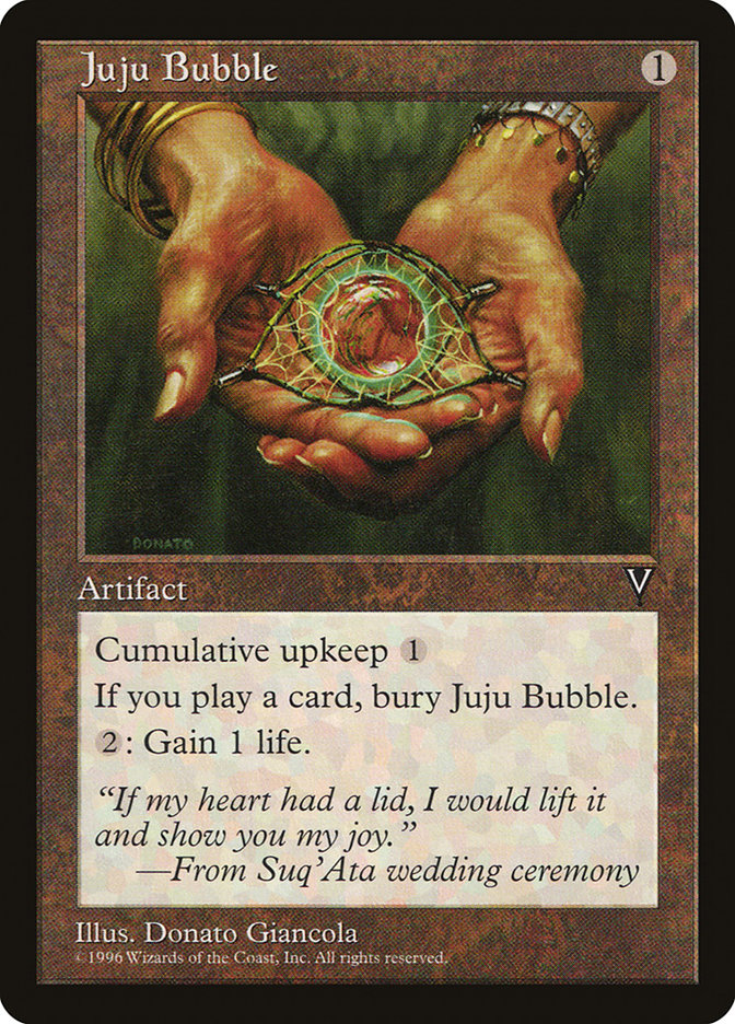 Juju Bubble [Visions] MTG Single Magic: The Gathering | Red Claw Gaming