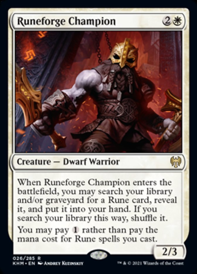 Runeforge Champion [Kaldheim] MTG Single Magic: The Gathering | Red Claw Gaming