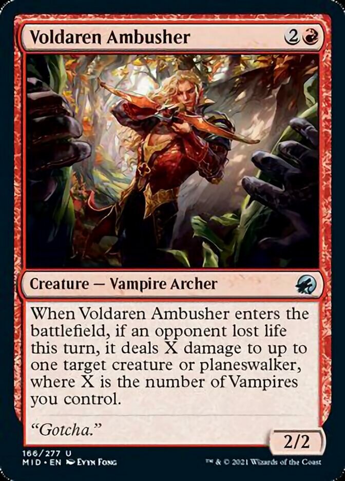 Voldaren Ambusher [Innistrad: Midnight Hunt] MTG Single Magic: The Gathering | Red Claw Gaming