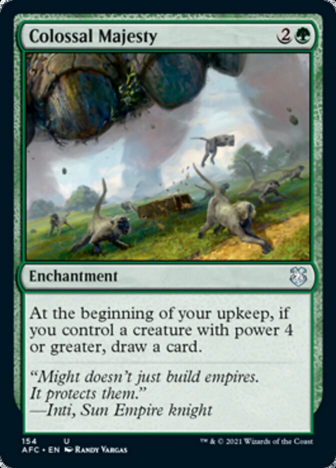 Colossal Majesty [Dungeons & Dragons: Adventures in the Forgotten Realms Commander] MTG Single Magic: The Gathering | Red Claw Gaming