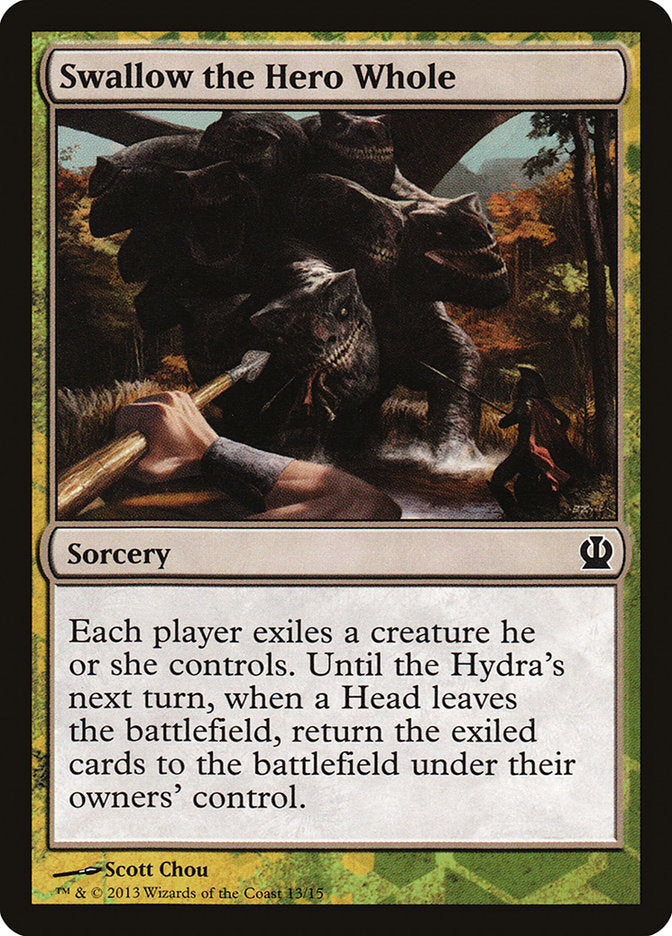 Swallow the Hero Whole [Theros Face the Hydra] MTG Single Magic: The Gathering | Red Claw Gaming