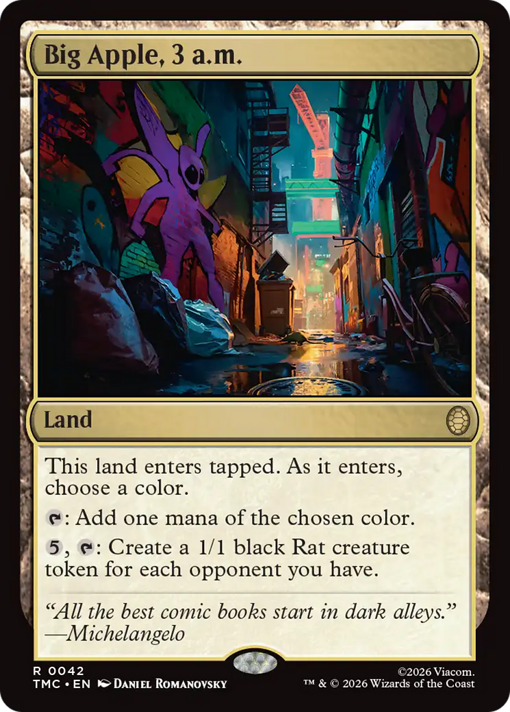 Big Apple, 3 a.m. [Teenage Mutant Ninja Turtles Commander] MTG Single Magic: The Gathering | Red Claw Gaming