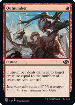 Outnumber [Jumpstart 2022] MTG Single Magic: The Gathering | Red Claw Gaming