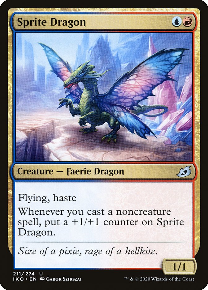 Sprite Dragon [Ikoria: Lair of Behemoths] MTG Single Magic: The Gathering | Red Claw Gaming