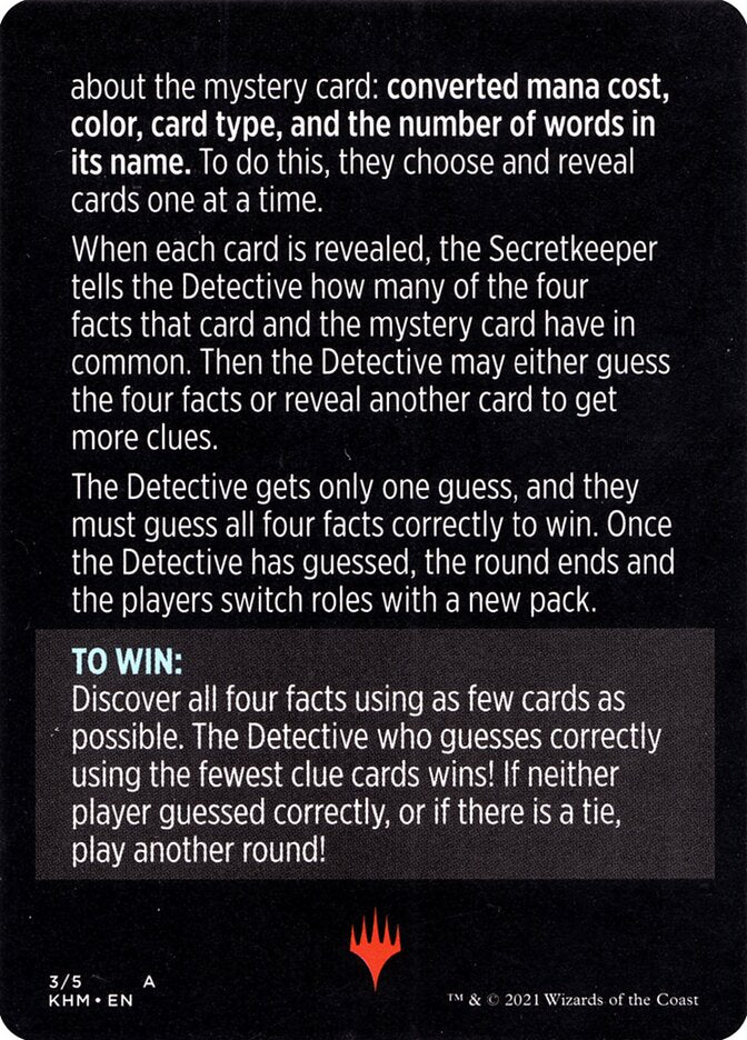 Booster Sleuth (Magic Minigame) [Kaldheim Minigame] MTG Single Magic: The Gathering | Red Claw Gaming