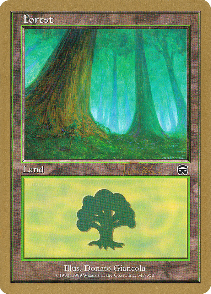 Forest (jt347a) (Jan Tomcani) [World Championship Decks 2001] MTG Single Magic: The Gathering | Red Claw Gaming