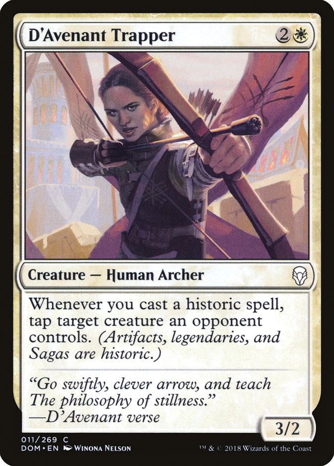 D'Avenant Trapper [Dominaria] MTG Single Magic: The Gathering | Red Claw Gaming