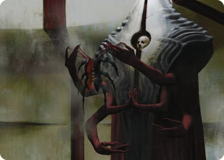 Vivisection Evangelist Art Card [Phyrexia: All Will Be One Art Series] MTG Single Magic: The Gathering | Red Claw Gaming