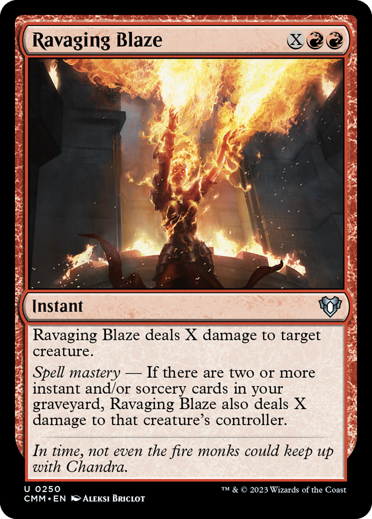 Ravaging Blaze [Commander Masters] | Red Claw Gaming