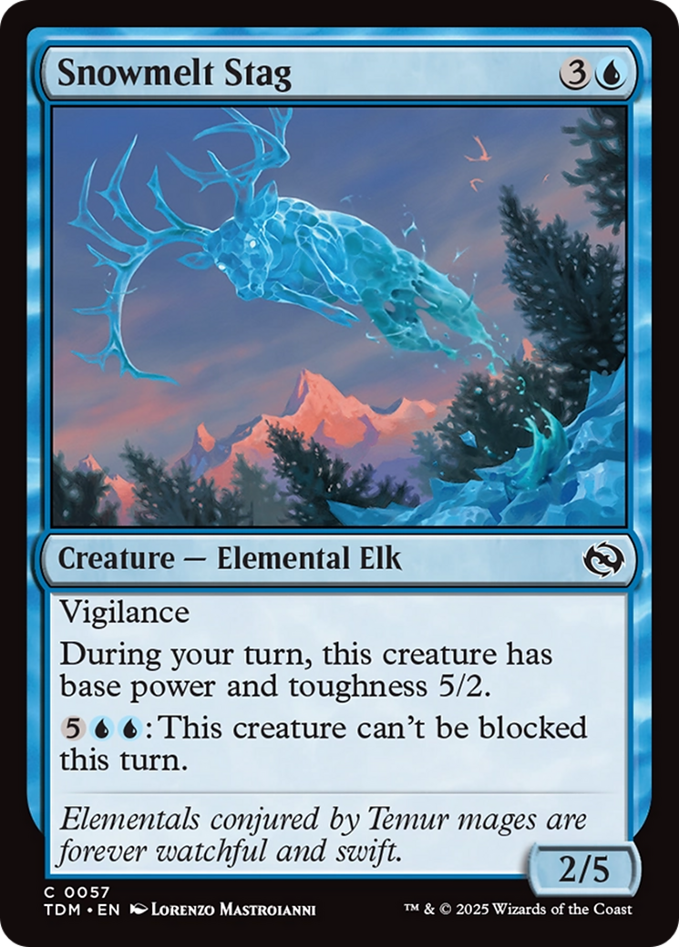 Snowmelt Stag [Tarkir: Dragonstorm] MTG Single Magic: The Gathering | Red Claw Gaming