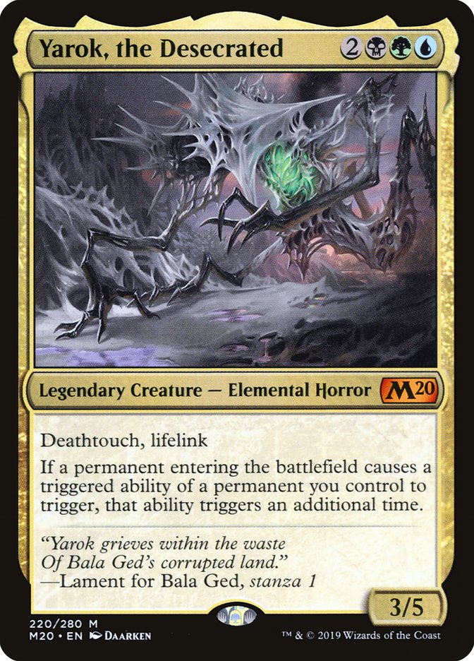 Yarok, the Desecrated [Core Set 2020] MTG Single Magic: The Gathering | Red Claw Gaming