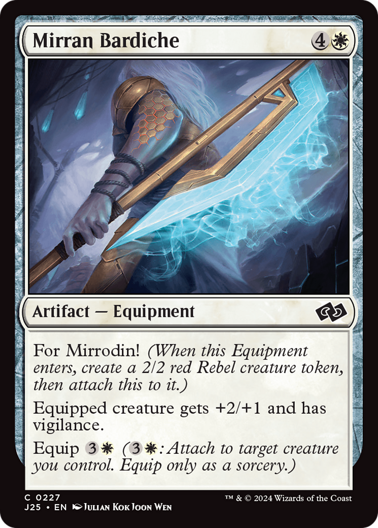 Mirran Bardiche [Foundations Jumpstart] MTG Single Magic: The Gathering | Red Claw Gaming
