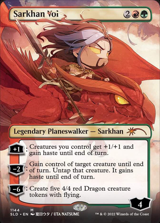 Sarkhan Vol (Borderless) [Secret Lair Drop Series] MTG Single Magic: The Gathering | Red Claw Gaming