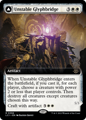 Unstable Glyphbridge // Sandswirl Wanderglyph (Extended Art) [The Lost Caverns of Ixalan] MTG Single Magic: The Gathering | Red Claw Gaming