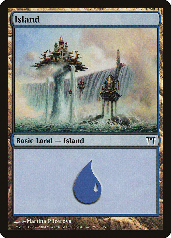 Island (293) [Champions of Kamigawa] MTG Single Magic: The Gathering | Red Claw Gaming