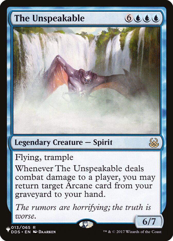 The Unspeakable [The List] MTG Single Magic: The Gathering | Red Claw Gaming