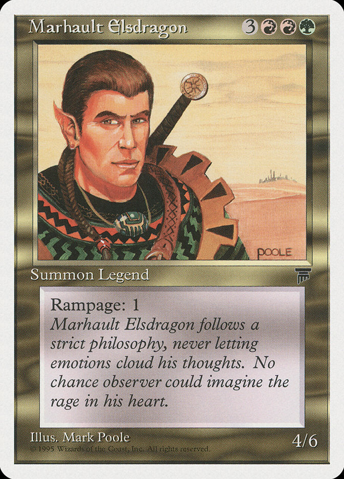 Marhault Elsdragon [Chronicles] MTG Single Magic: The Gathering | Red Claw Gaming