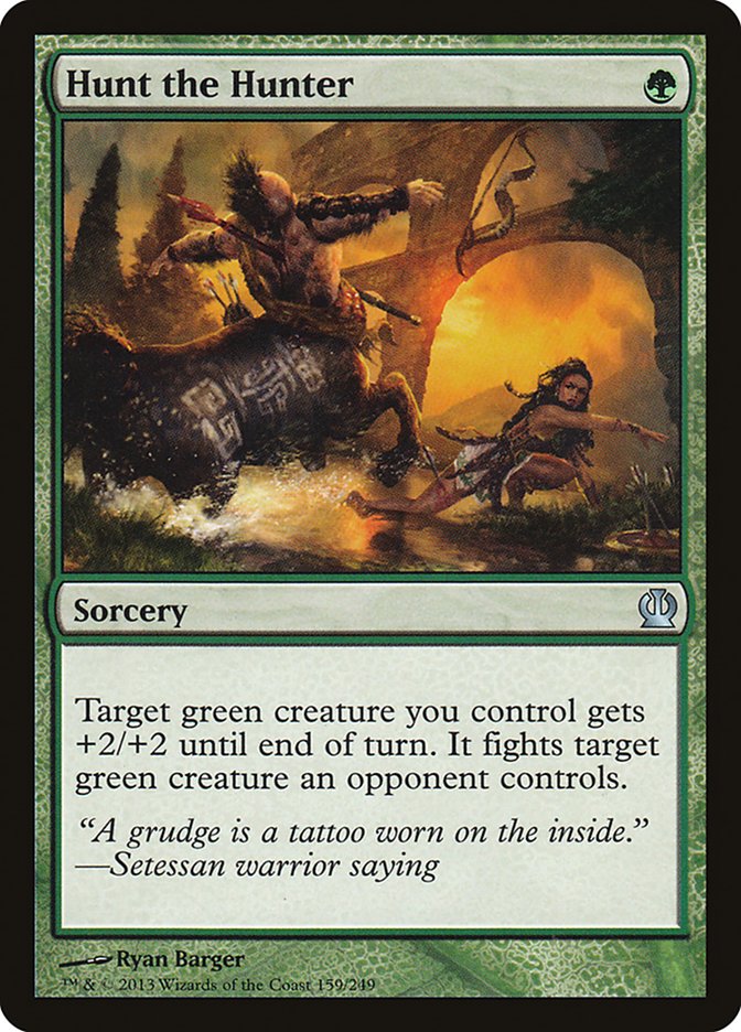 Hunt the Hunter [Theros] MTG Single Magic: The Gathering | Red Claw Gaming