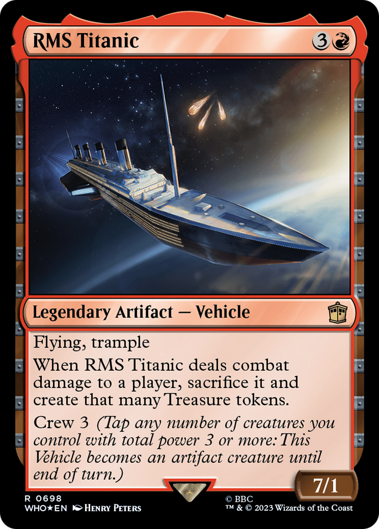 RMS Titanic (Surge Foil) [Doctor Who] MTG Single Magic: The Gathering | Red Claw Gaming