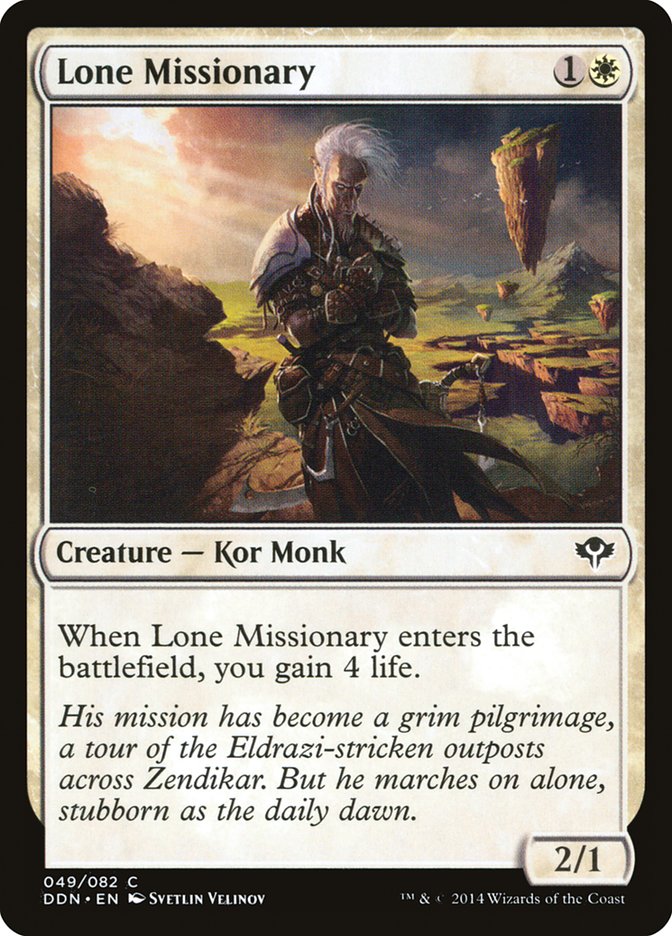 Lone Missionary [Duel Decks: Speed vs. Cunning] MTG Single Magic: The Gathering | Red Claw Gaming