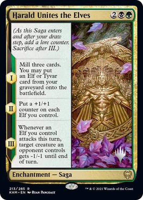 Harald Unites the Elves (Promo Pack) [Kaldheim Promos] MTG Single Magic: The Gathering | Red Claw Gaming