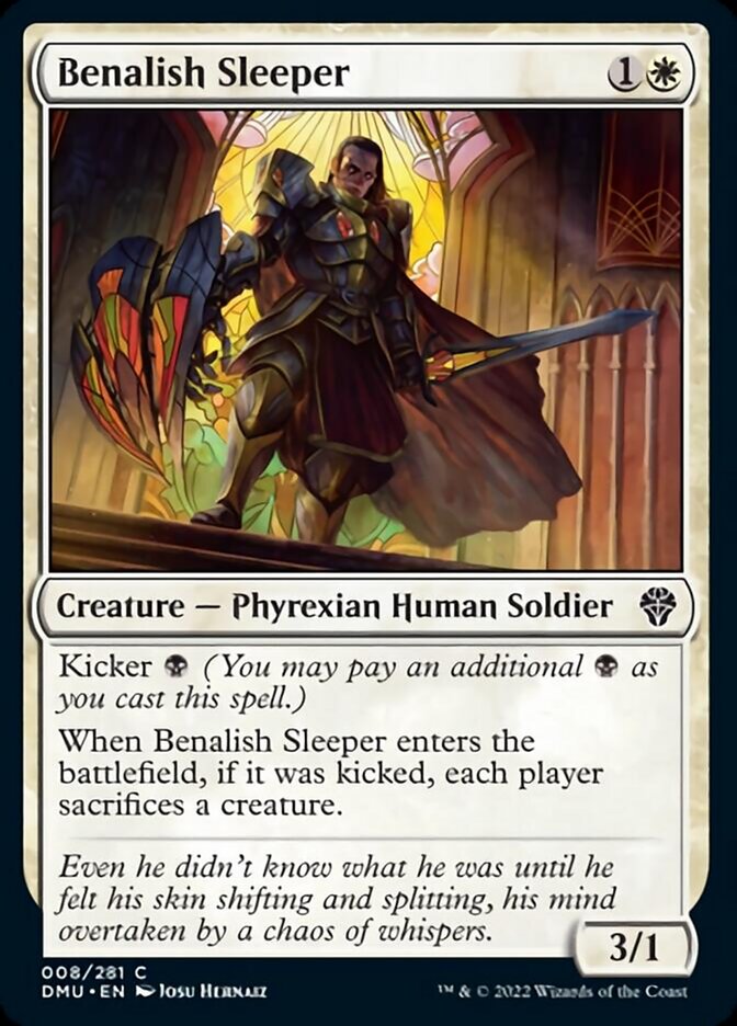 Benalish Sleeper [Dominaria United] MTG Single Magic: The Gathering | Red Claw Gaming