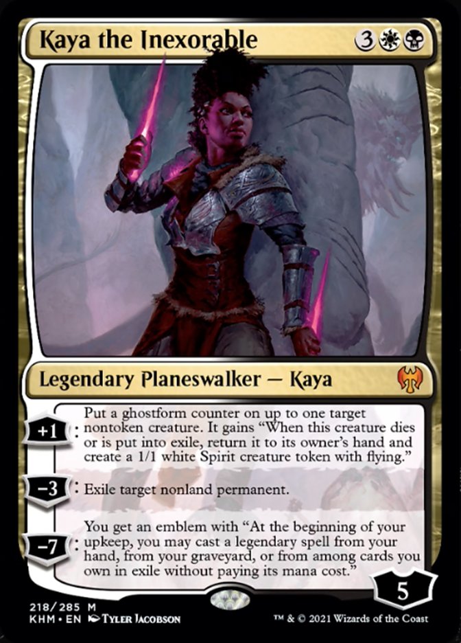Kaya the Inexorable [Kaldheim] MTG Single Magic: The Gathering | Red Claw Gaming