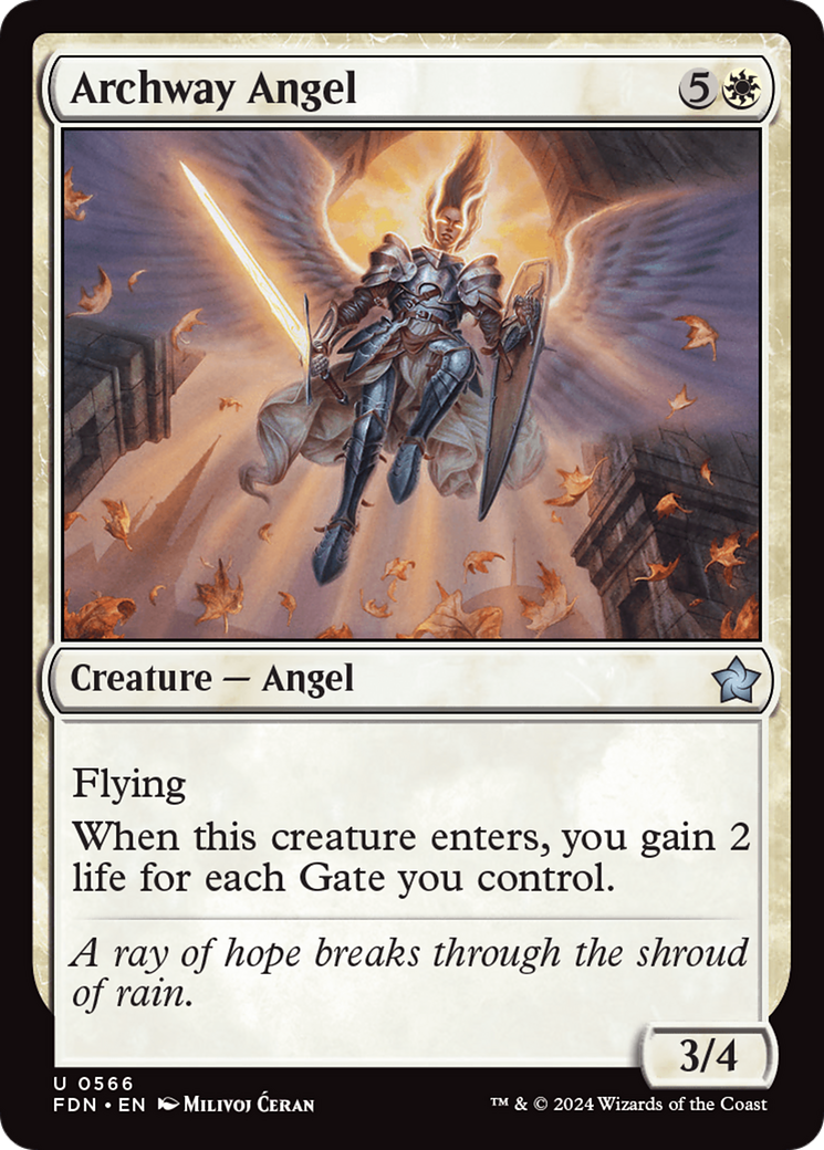 Archway Angel [Foundations] MTG Single Magic: The Gathering | Red Claw Gaming