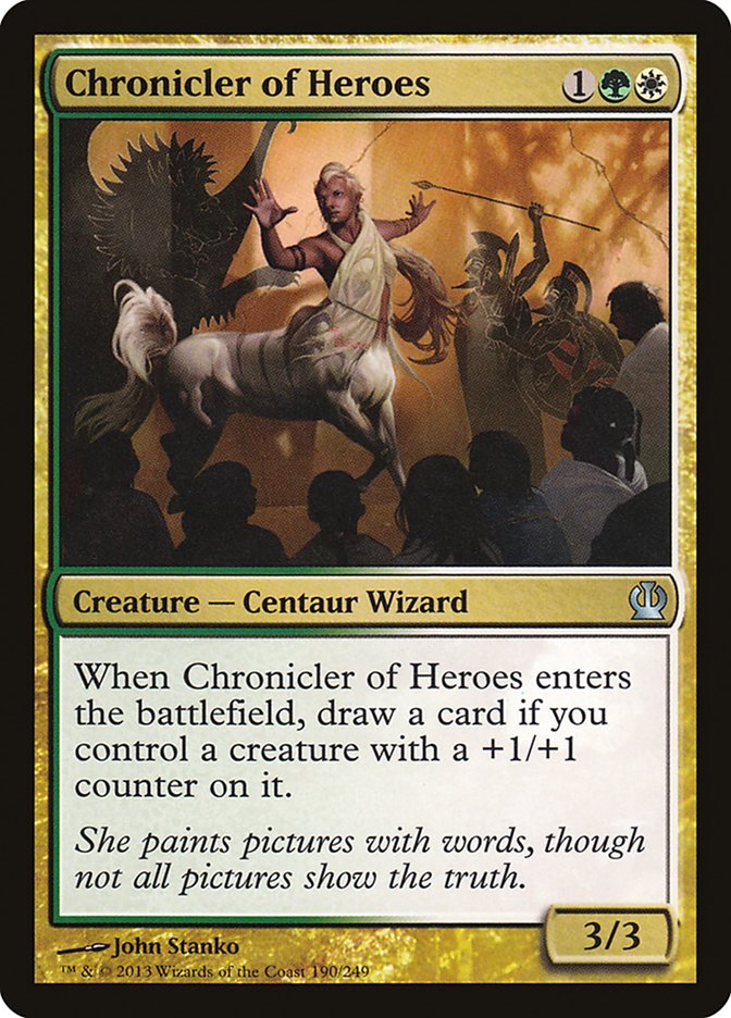 Chronicler of Heroes [Theros] MTG Single Magic: The Gathering | Red Claw Gaming