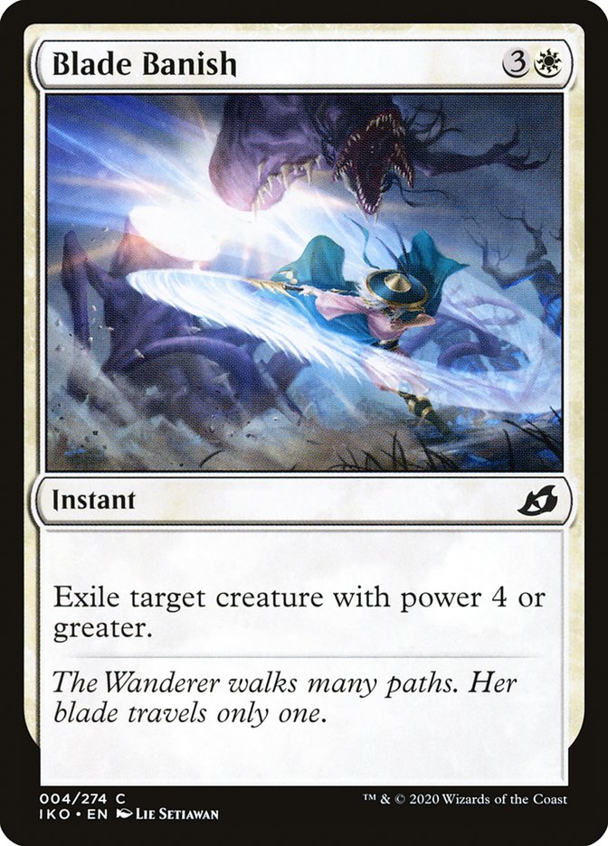 Blade Banish [Ikoria: Lair of Behemoths] MTG Single Magic: The Gathering | Red Claw Gaming