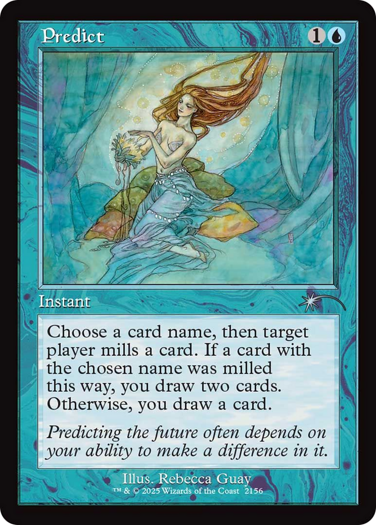 Predict (Retro Frame) [Secret Lair Drop Series] MTG Single Magic: The Gathering | Red Claw Gaming
