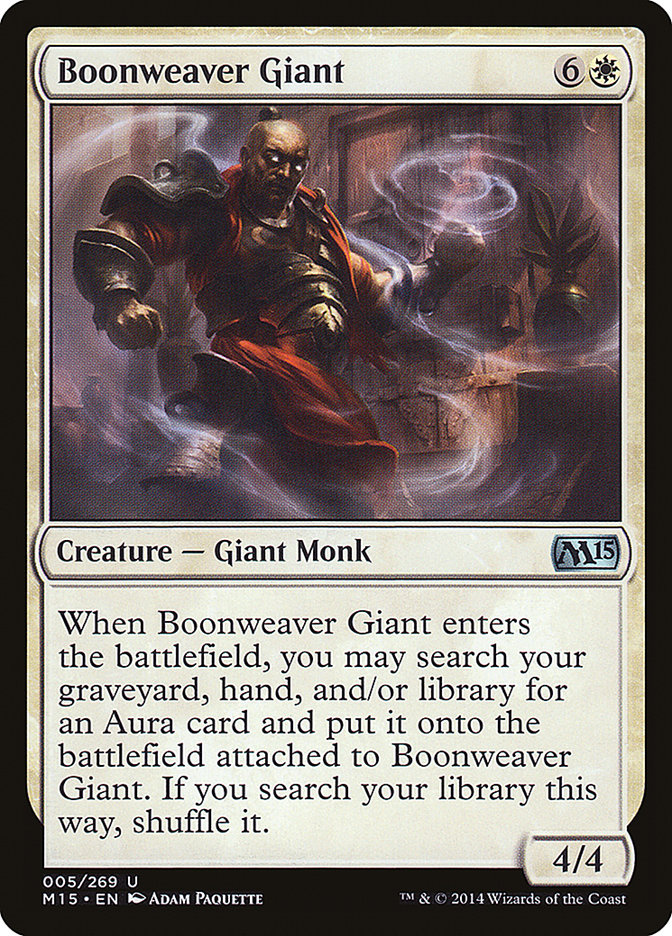 Boonweaver Giant [Magic 2015] MTG Single Magic: The Gathering | Red Claw Gaming