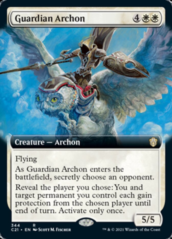 Guardian Archon (Extended Art) [Commander 2021] MTG Single Magic: The Gathering | Red Claw Gaming