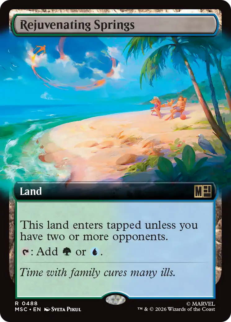 Rejuvenating Springs (Extended Art) [Marvel Super Heroes Commander] | Red Claw Gaming