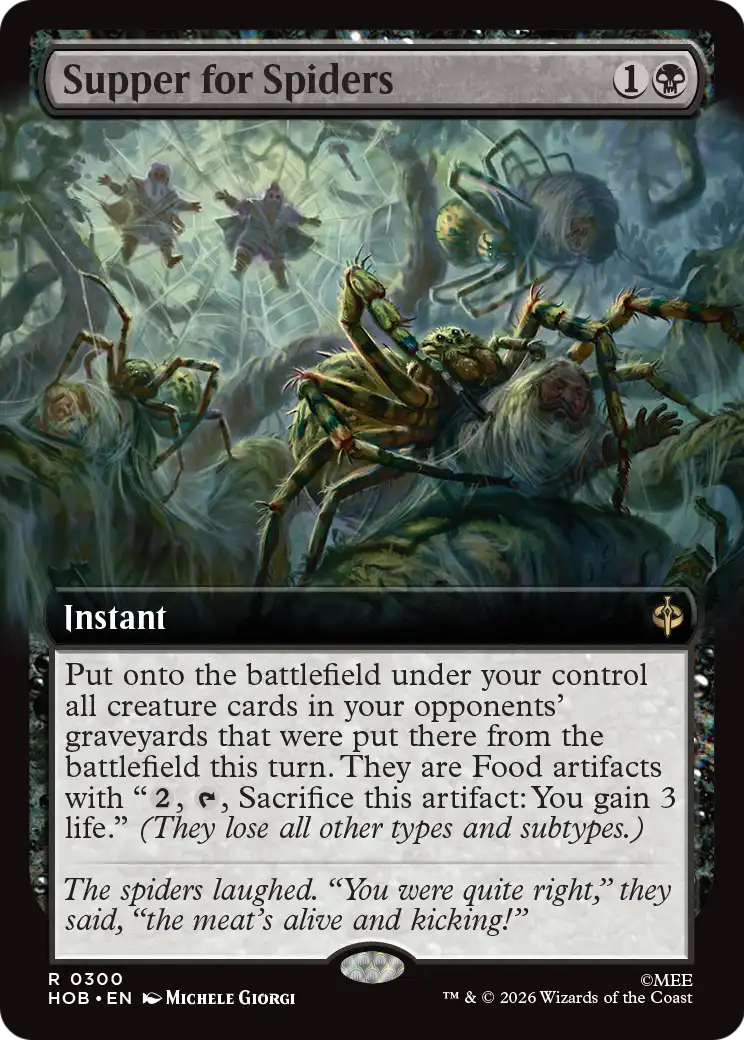 Supper for Spiders (Extended Art) [The Hobbit] | Red Claw Gaming
