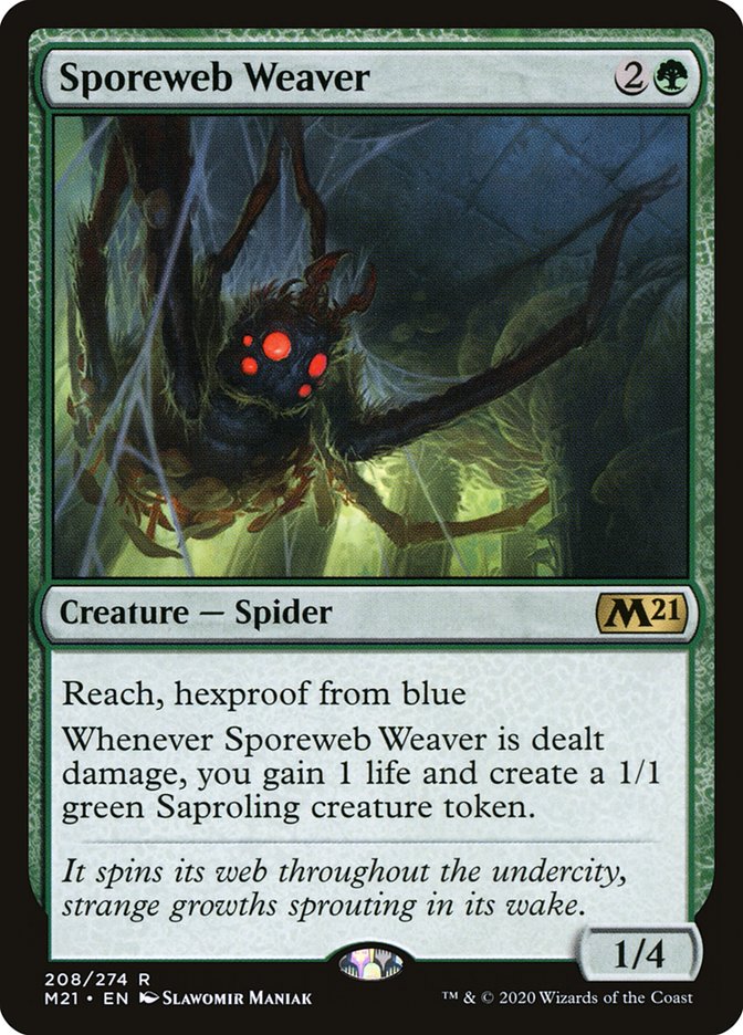 Sporeweb Weaver [Core Set 2021] MTG Single Magic: The Gathering | Red Claw Gaming