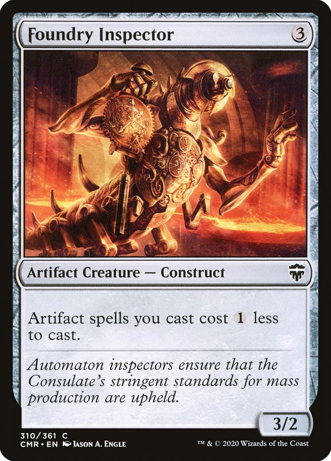 Foundry Inspector [Commander Legends] MTG Single Magic: The Gathering | Red Claw Gaming