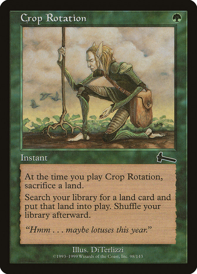 Crop Rotation [Urza's Legacy] MTG Single Magic: The Gathering | Red Claw Gaming