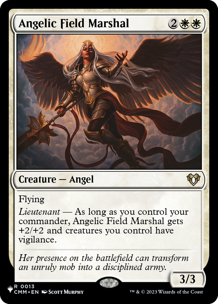 Angelic Field Marshal [Secret Lair: Angels] MTG Single Magic: The Gathering | Red Claw Gaming
