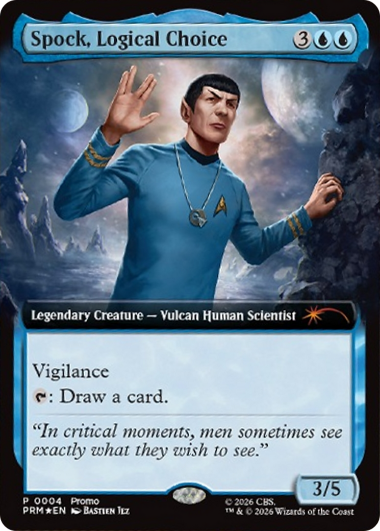 Spock, Logical Choice (Extended Art) [Media Promos] | Red Claw Gaming