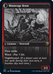 Brutal Cathar // Moonrage Brute [Innistrad: Double Feature] MTG Single Magic: The Gathering | Red Claw Gaming