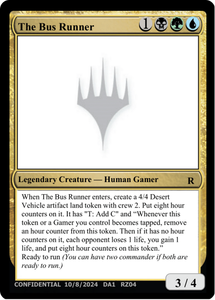 The Bus Runner [Unknown Event] MTG Single Magic: The Gathering | Red Claw Gaming