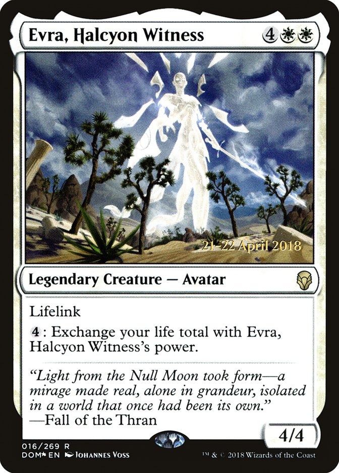 Evra, Halcyon Witness [Dominaria Prerelease Promos] MTG Single Magic: The Gathering | Red Claw Gaming