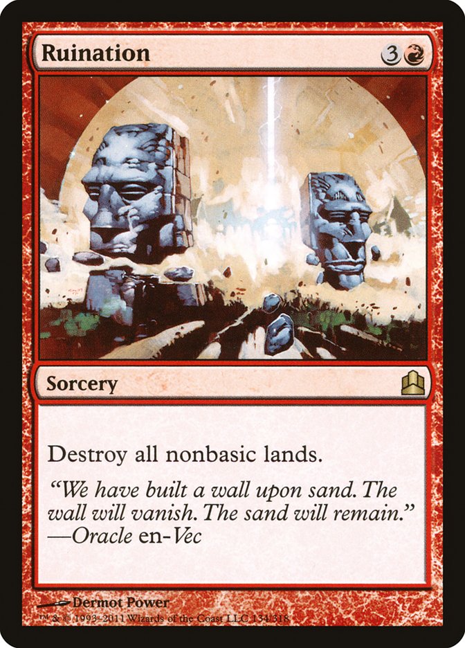 Ruination [Commander 2011] MTG Single Magic: The Gathering | Red Claw Gaming